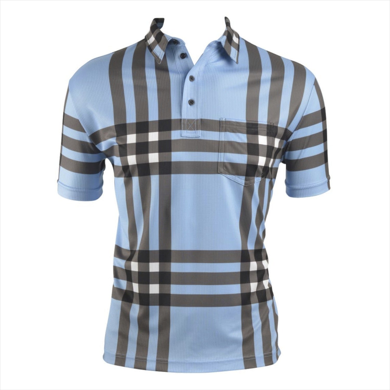 DannyShane Durban Polo - Blue Durban Blue Active Polo Shirt / Small