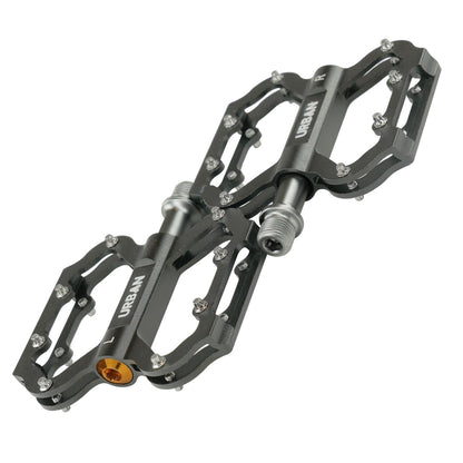 Lightweight Flat Platform MTB Pedals - Silver