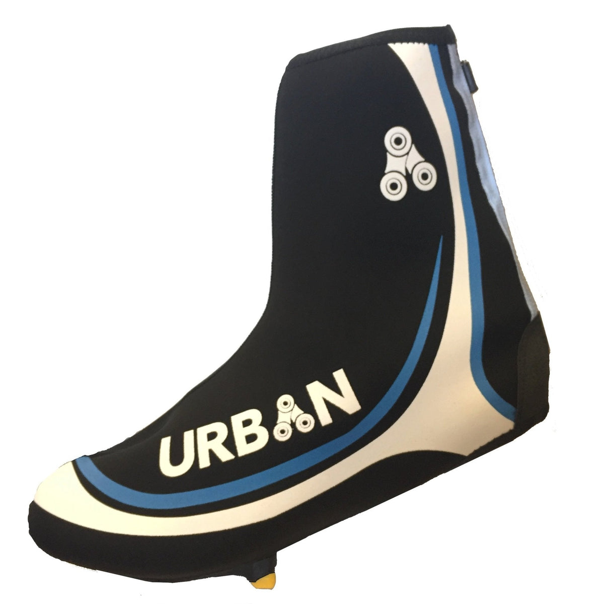 Urban Cycling Shoe Covers with Reflective Zipper - Windproof, Waterproof Neoprene Overshoes for Road and MTB, All Clip Shoe Type