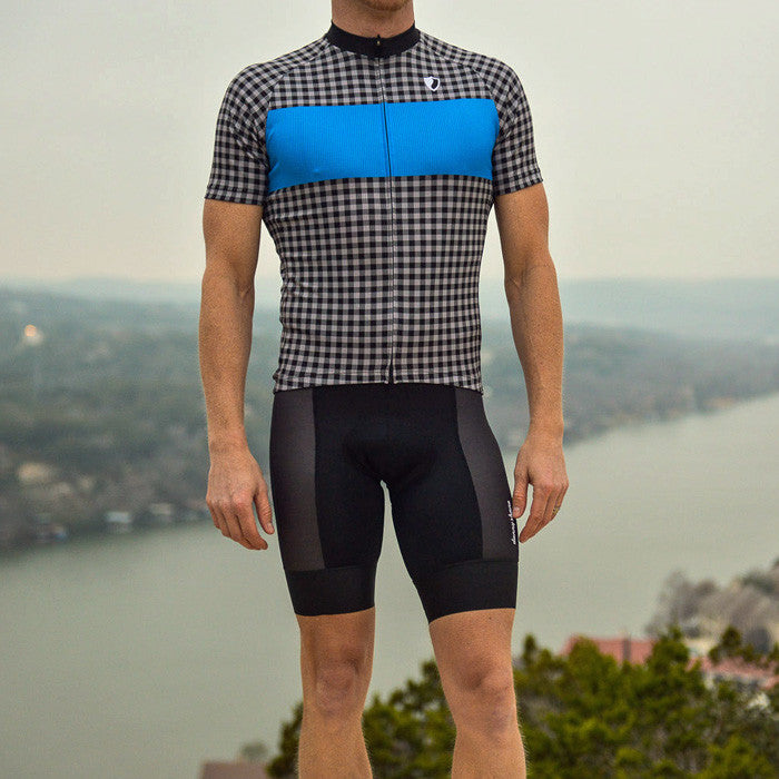 Loman Blue Cycling Jersey