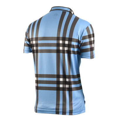DannyShane Durban Polo - Blue Durban Blue Active Polo Shirt / Small